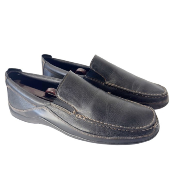 Cole Haan CO3557 Men’s Black Leather Driving Loafers Sz 11M Venetian main image 9